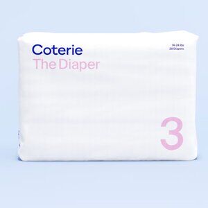 3 Packs of Size 3 Coterie Diapers